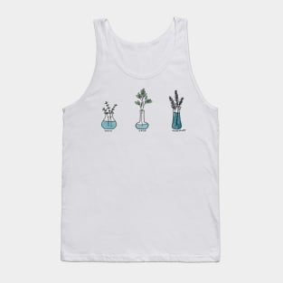 Trio of herbs in vases Tank Top